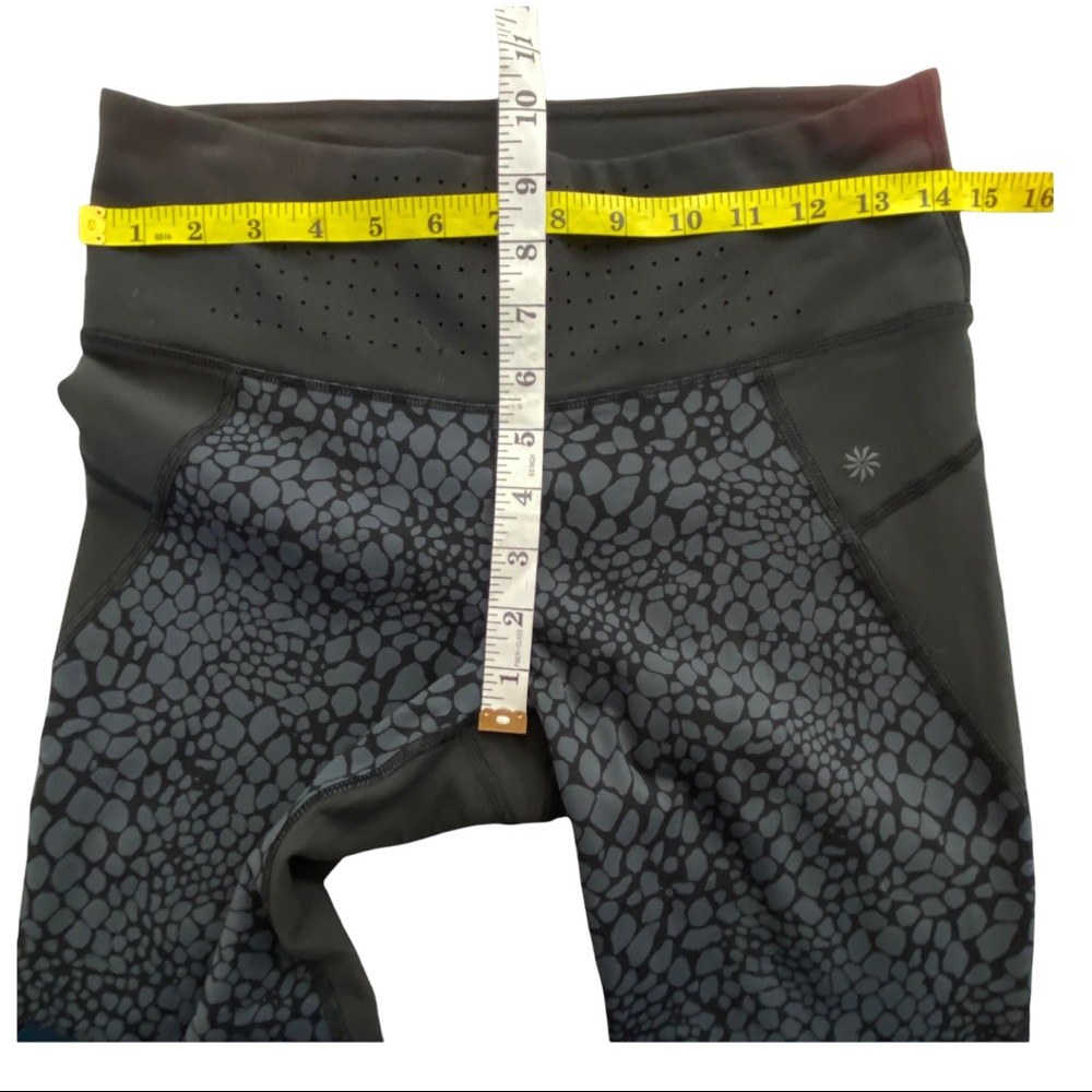 Athleta Crocodile Stealth TruCool Capri Skulptek Medium - Picture 10 of 14